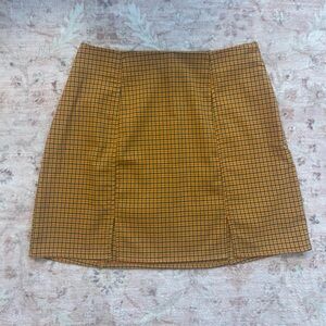 Urban Outfitters plaid mini skirt